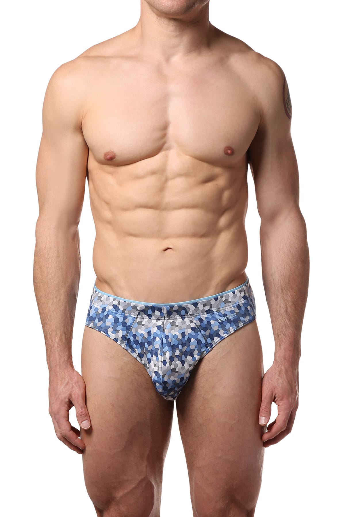 2(X)IST Blue Mosaic Sliq Micro Brief