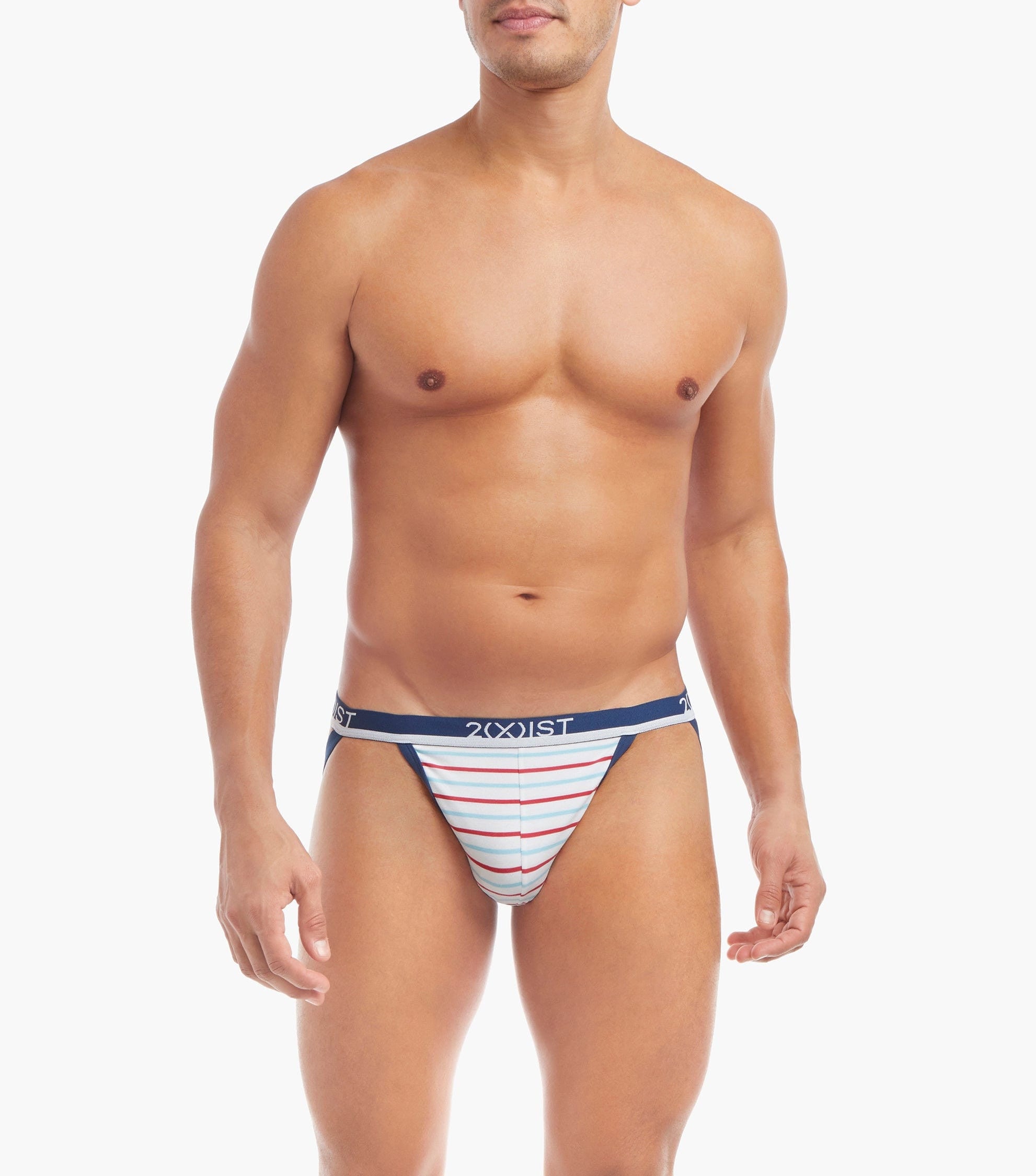 2(X)IST 42392 Cotton Stretch Jock Strap 4-Pack