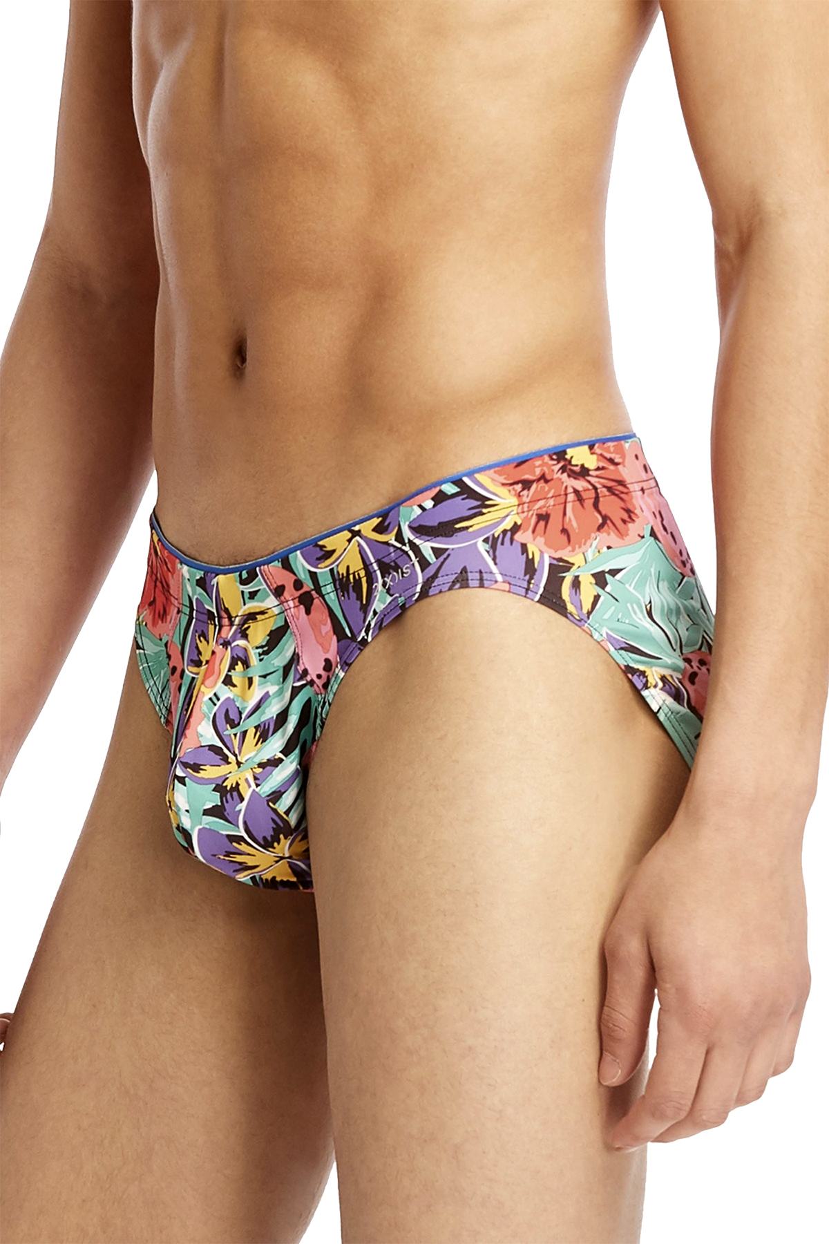 2(X)IST 80's Jungle Floral Sliq Micro Brief