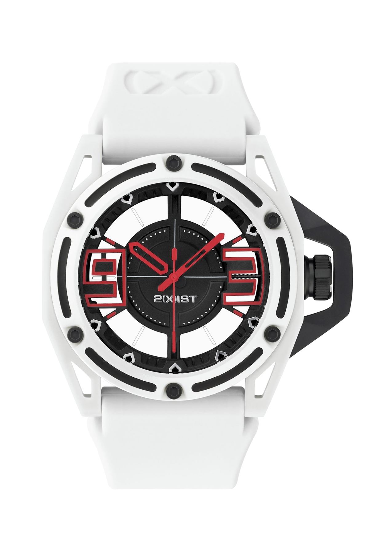 2(X)IST Arctic-White/Hazard-Red NYC Watch