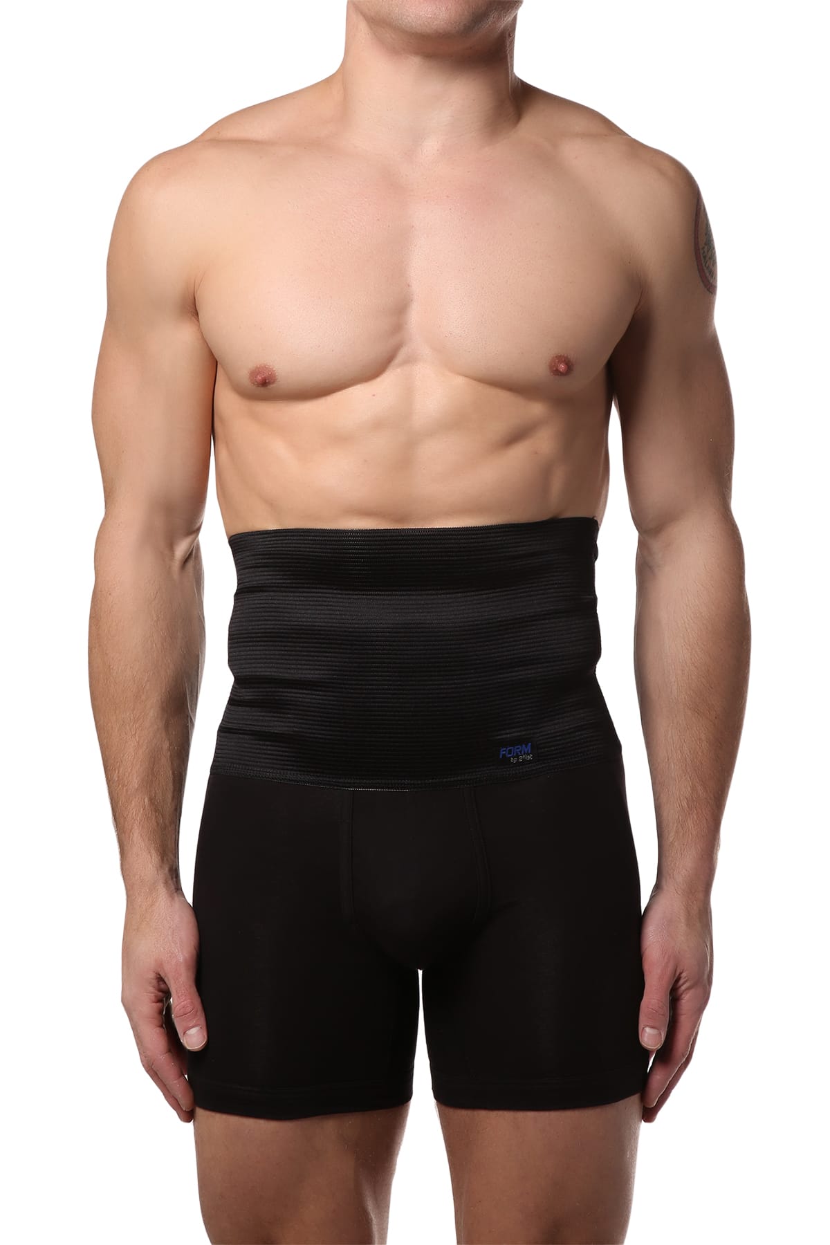 2(X)IST Black 8 Inch Shaper Boxer Brief