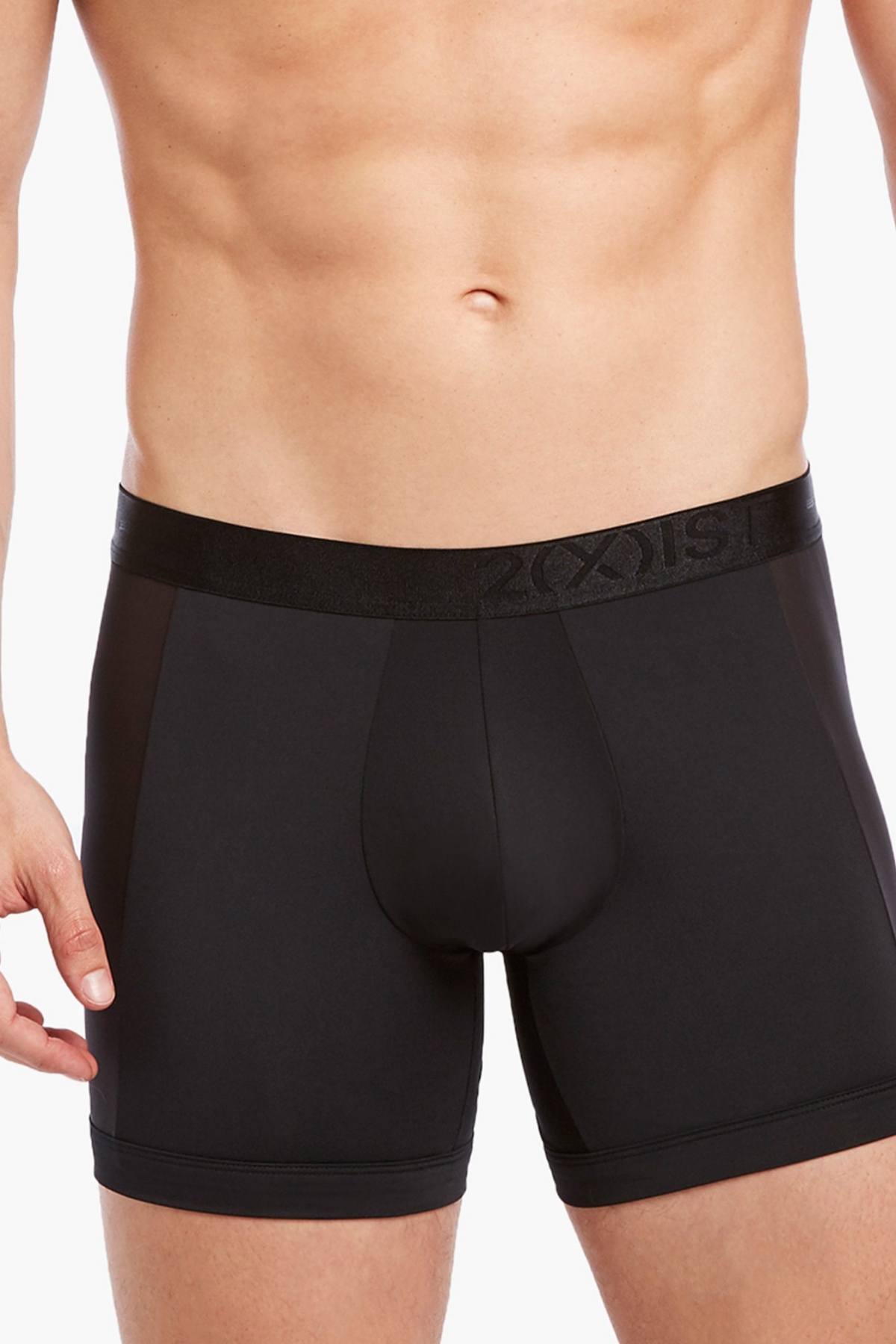 2(X)IST Black Air-Luxe Micro Boxer Brief