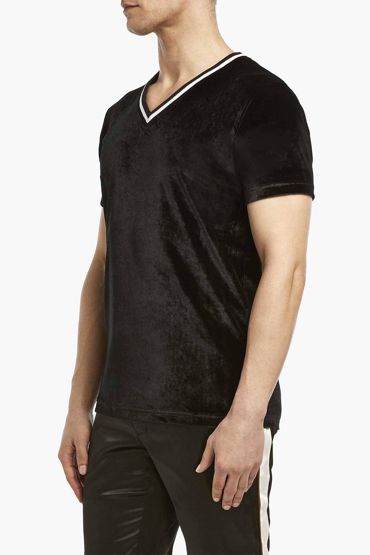 2(X)IST Black/Bronze-Brown After-Hours V-Neck Tee