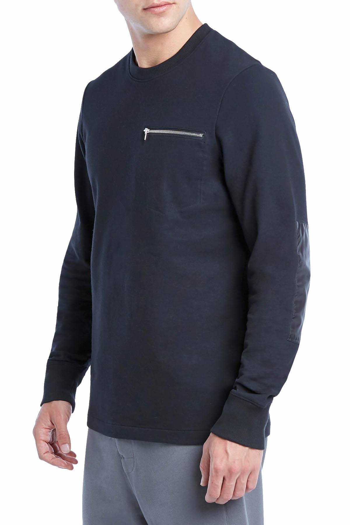 2(X)IST Black Classic Zip-Pocket Sweatshirt