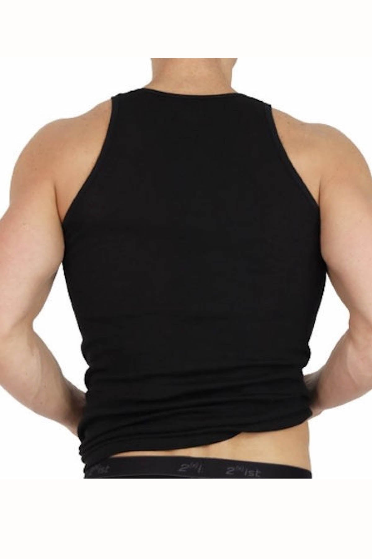 2(X)IST Black Essentials Athletic Tank 3-Pack