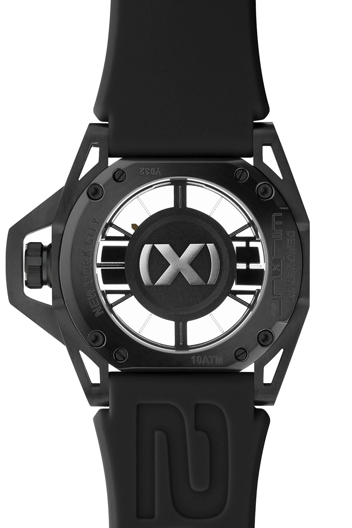 2(X)IST Black/White/Silver NYC Watch