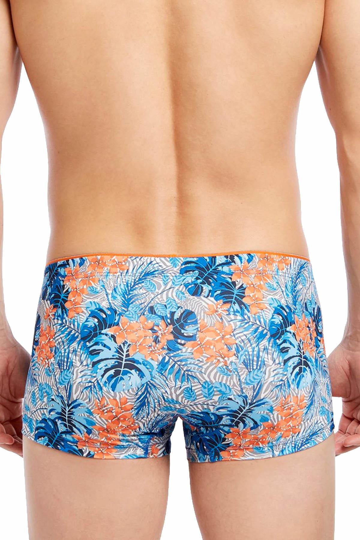 2(X)IST Blue Floral/Zebra-Print Sliq-Micro Trunk