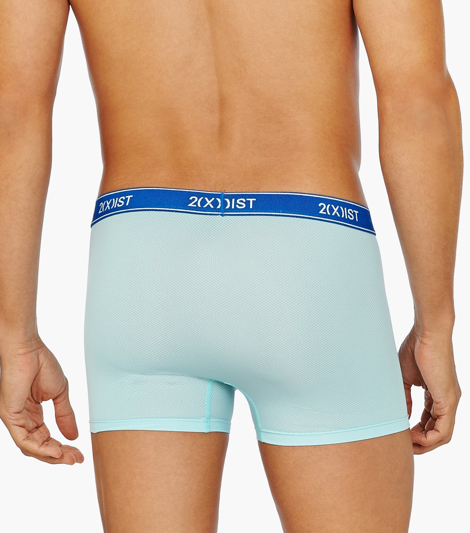 2(X)IST Blue Micro Speed Dri Mesh No-Show Trunk 3-Pack