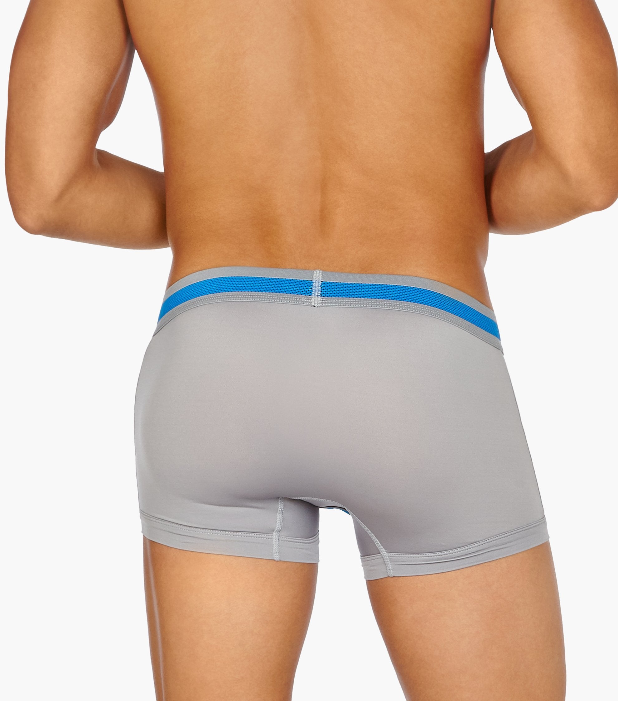 2(X)IST Blue Ultra Mesh No Show Trunk