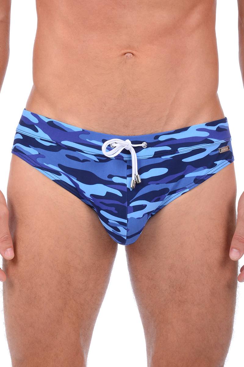 2(X)IST Blueberry Beach Camo Cabo Swim Brief