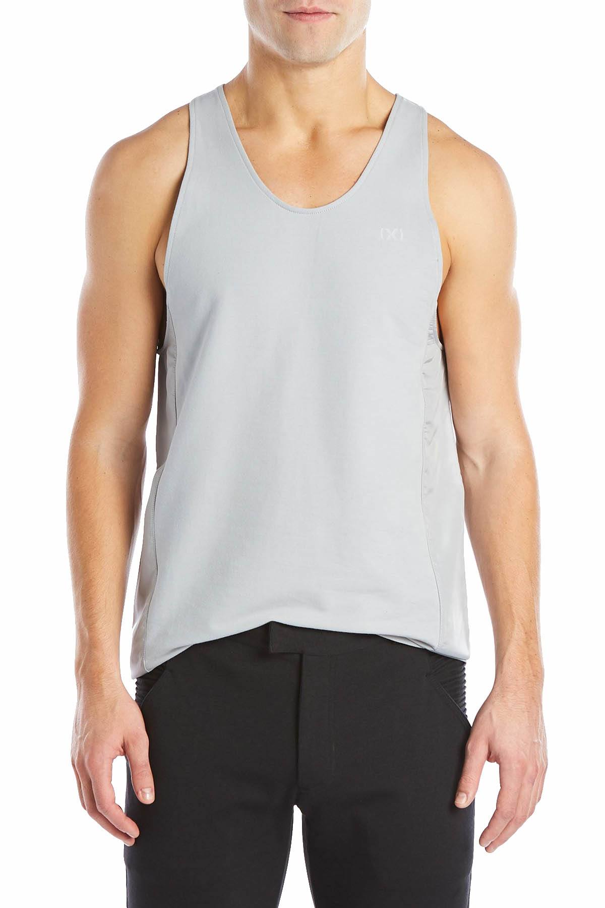 2(X)IST Cement-Grey Classic Scoop-Neck Tank Top