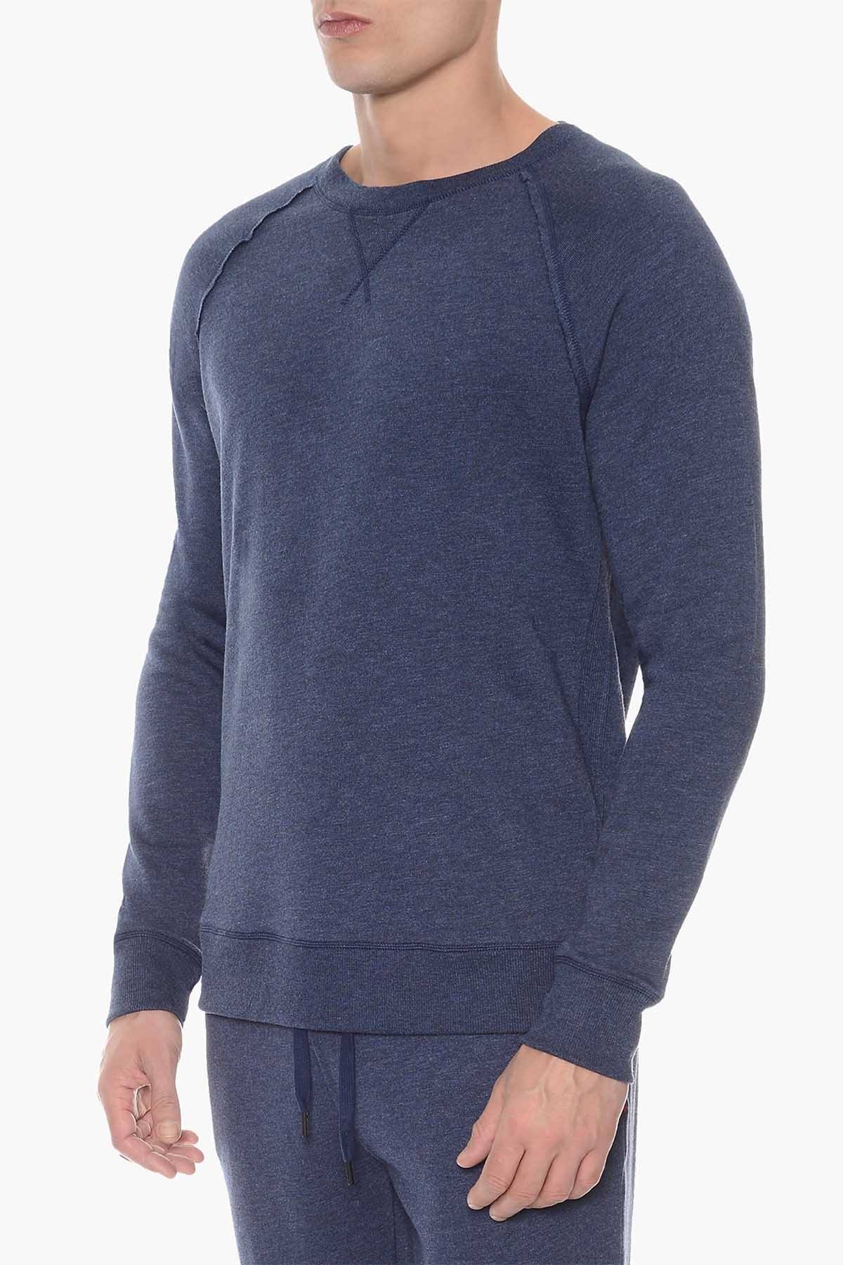 2(X)IST Denim Heather French Terry Crewneck Sweatshirt