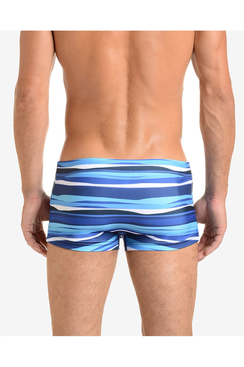 2(X)IST Estate Blue Awning Stripe Swim Trunk