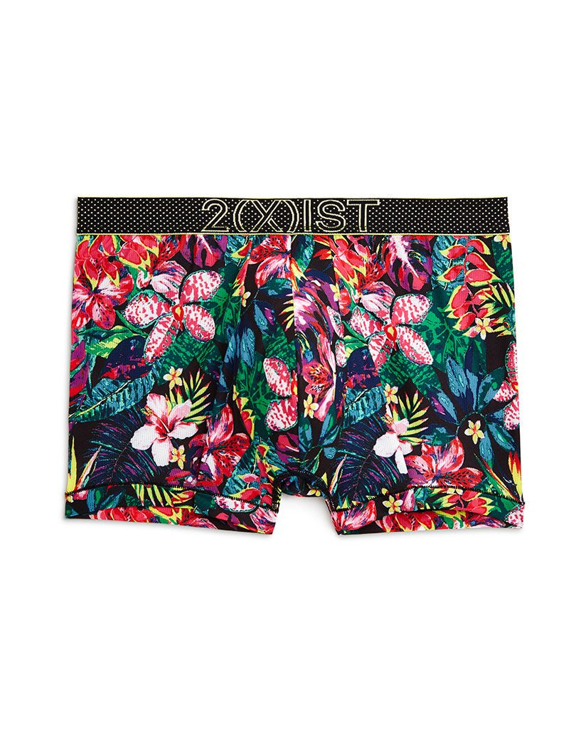 2(X)IST Floral Speed Dri Mesh No-Show Trunk