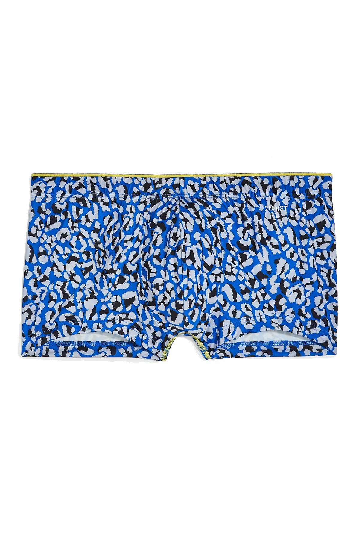 2(X)IST Lapis Blue Cheetah Print Sliq Micro Trunk