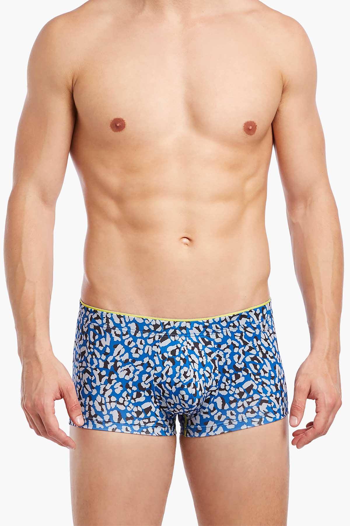 2(X)IST Lapis Blue Cheetah Print Sliq Micro Trunk