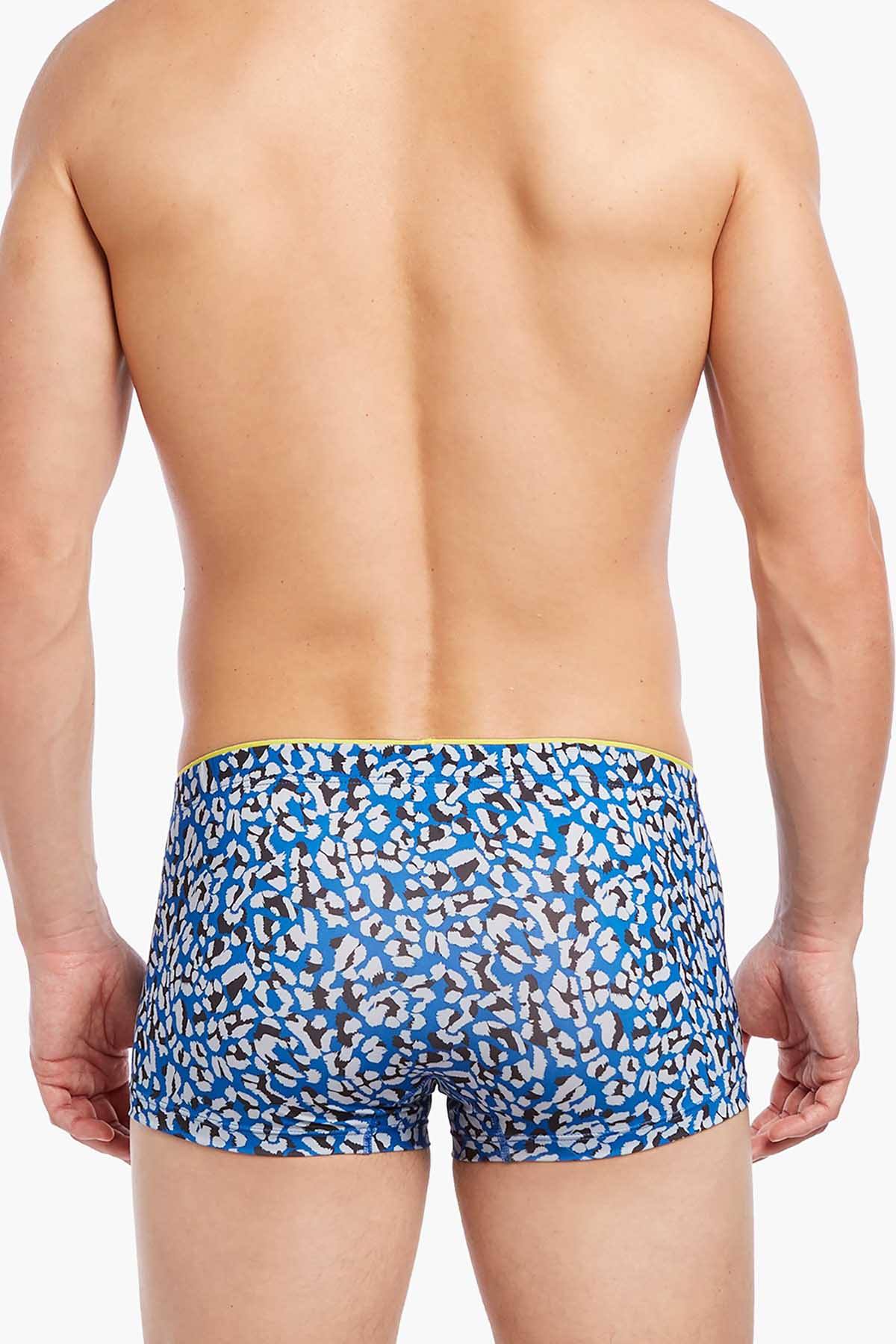 2(X)IST Lapis Blue Cheetah Print Sliq Micro Trunk