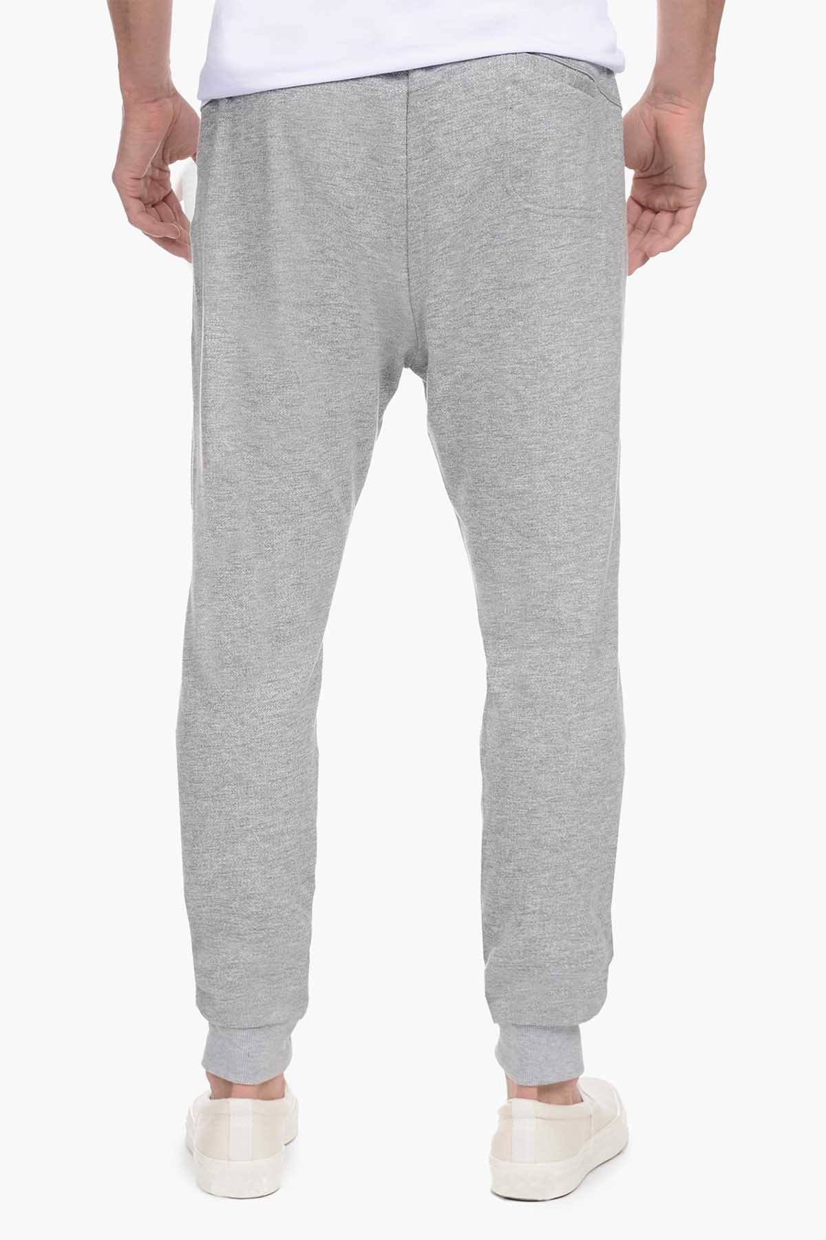 2(X)IST Light Heather Grey French Terry Drop-Inseam Pant