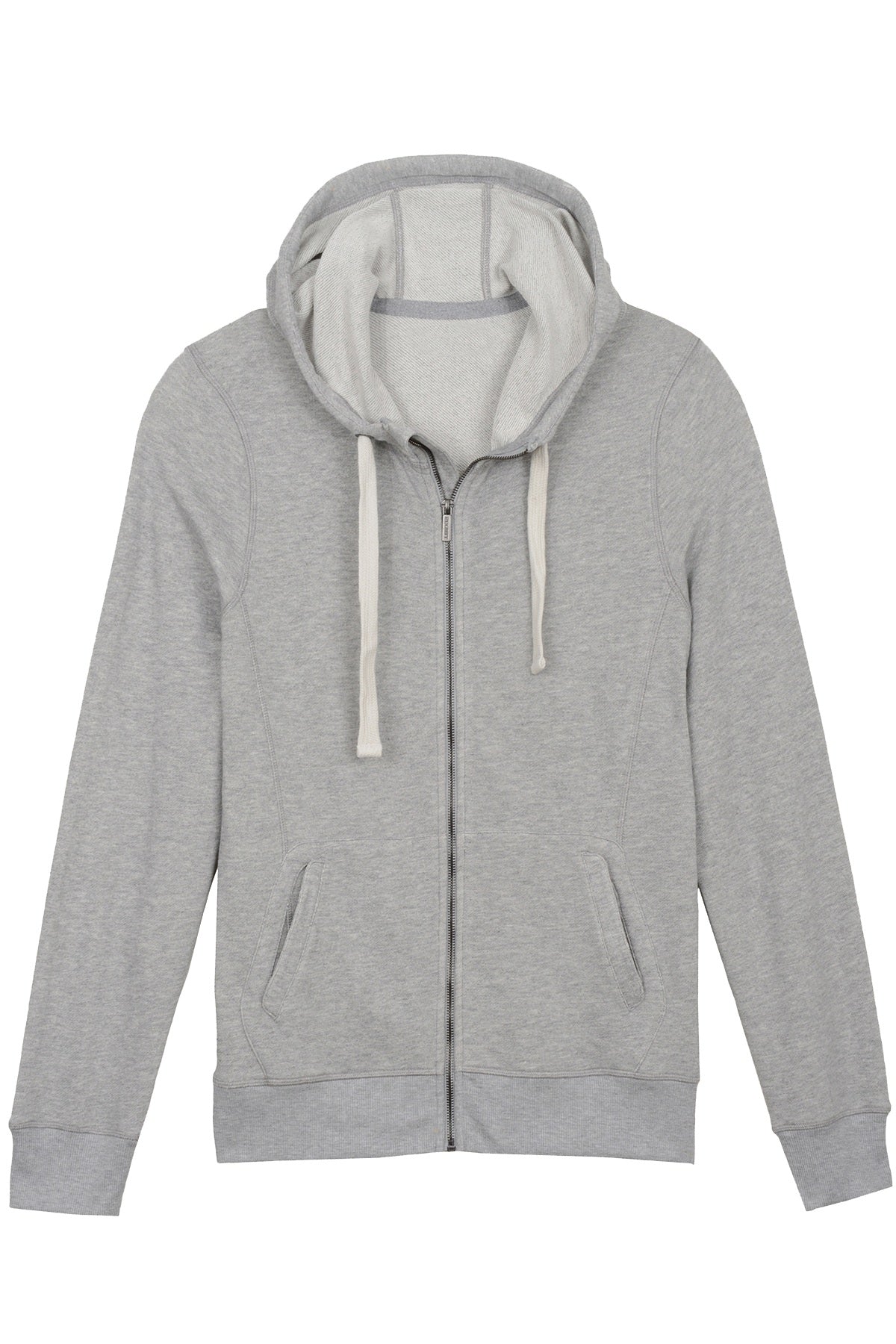 2(X)IST Light Heather Grey French Terry Zip-Up Hoodie