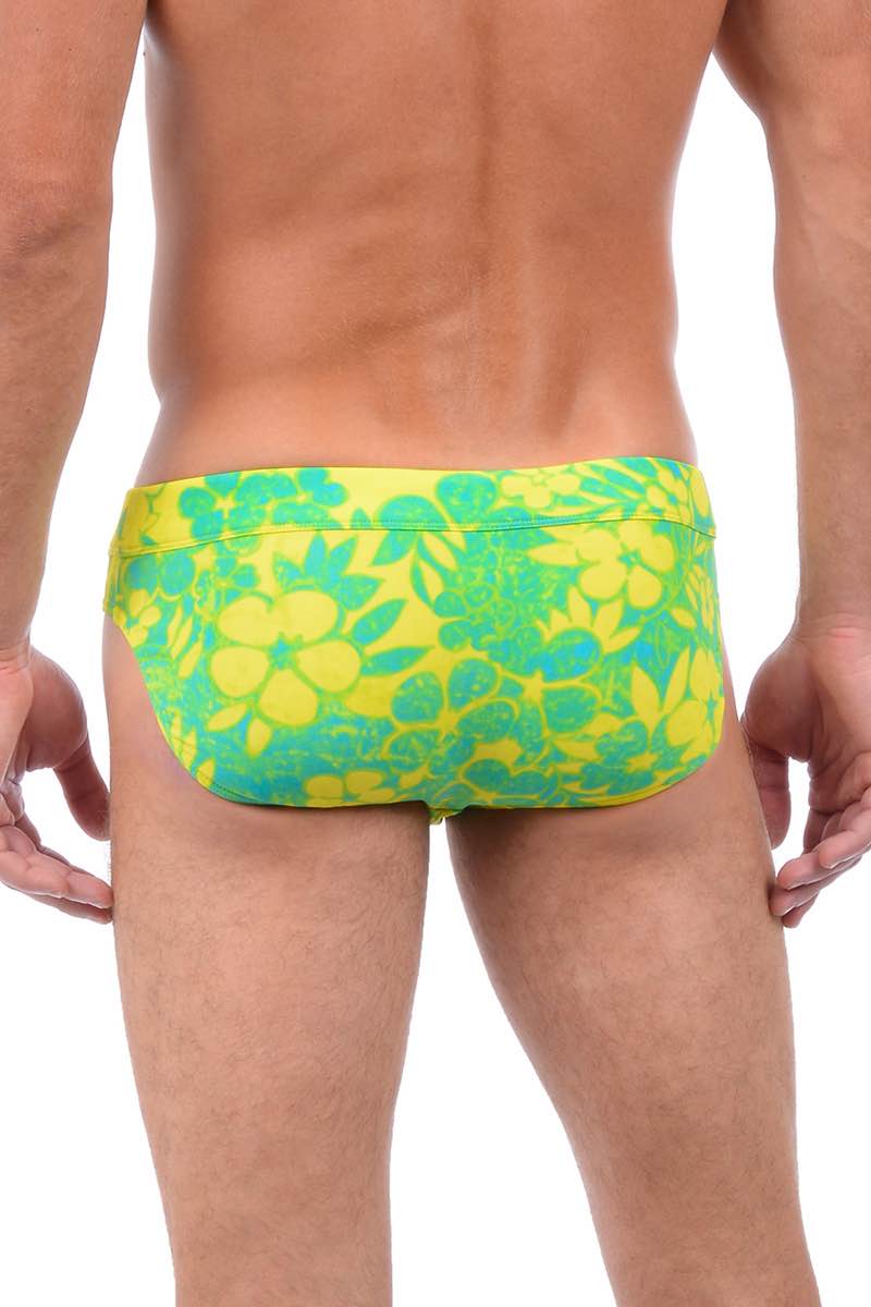 2(X)IST Limoncello Tie-Dye Floral Swim Brief