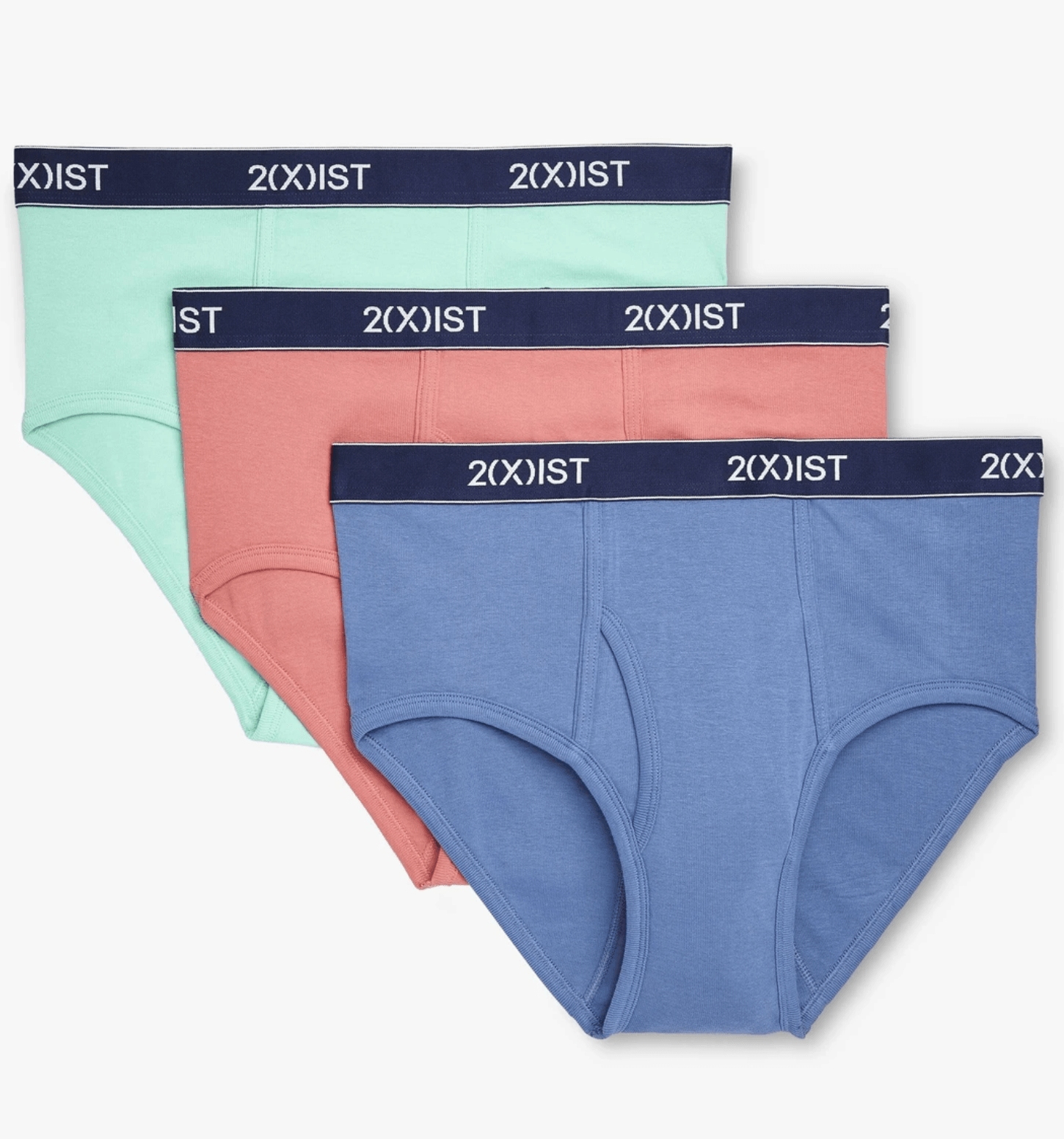 2(X)IST Opal Dutch Tea Essential Cotton Fly Front 3 Pack Briefs