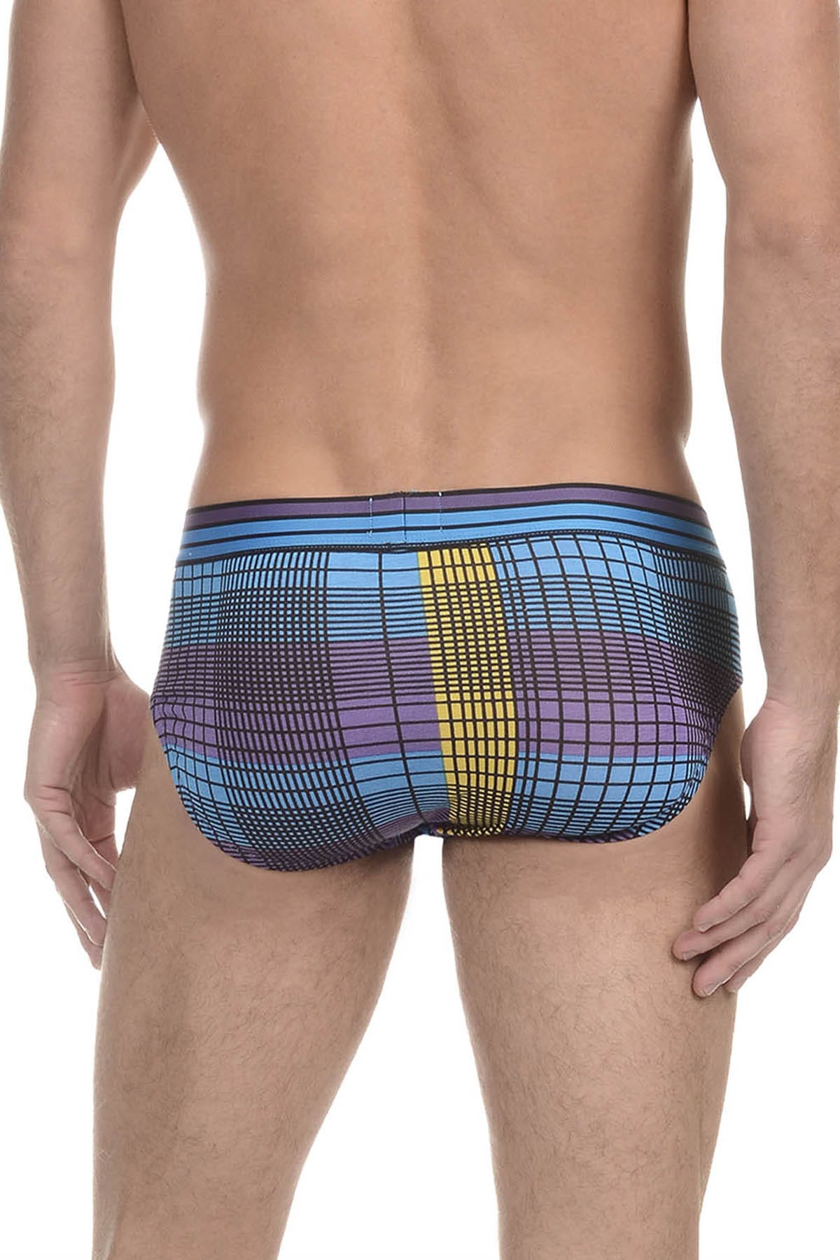 2(X)IST Plaid Purple Mod Modal Brief