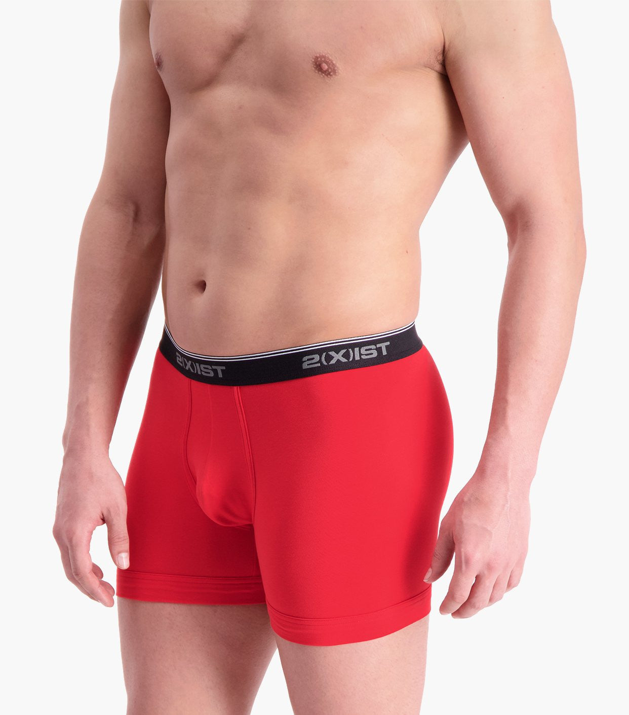 2(X)IST Red Cotton Stretch Boxer Brief 2-Pack