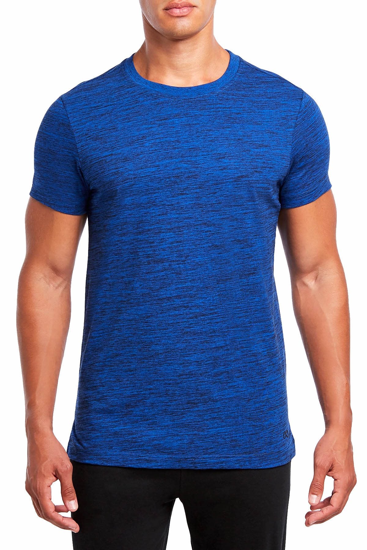 2(X)IST Royal-Heather Lounge Short-Sleeve Cotton T-Shirt