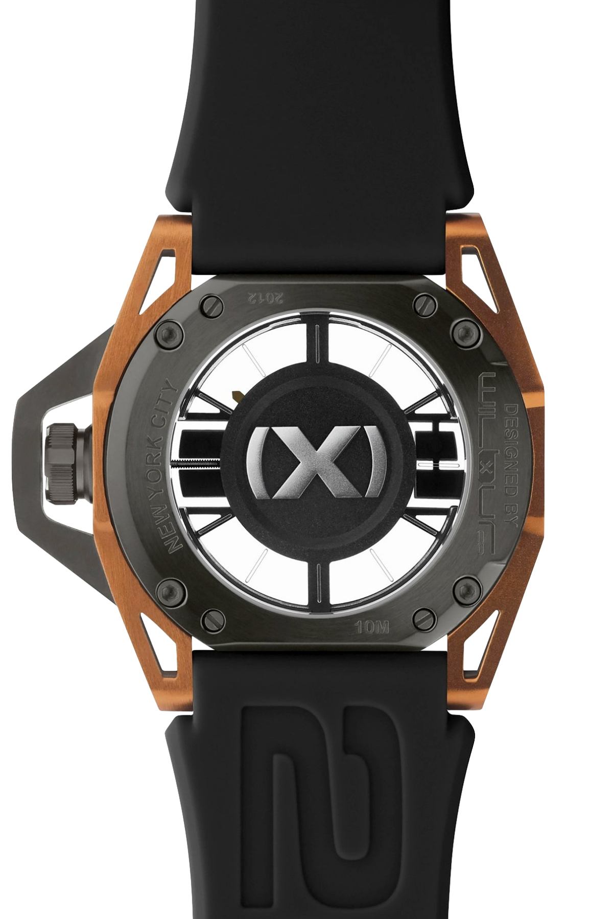 2(X)IST Rust/Gunmetal/Black NYC Watch