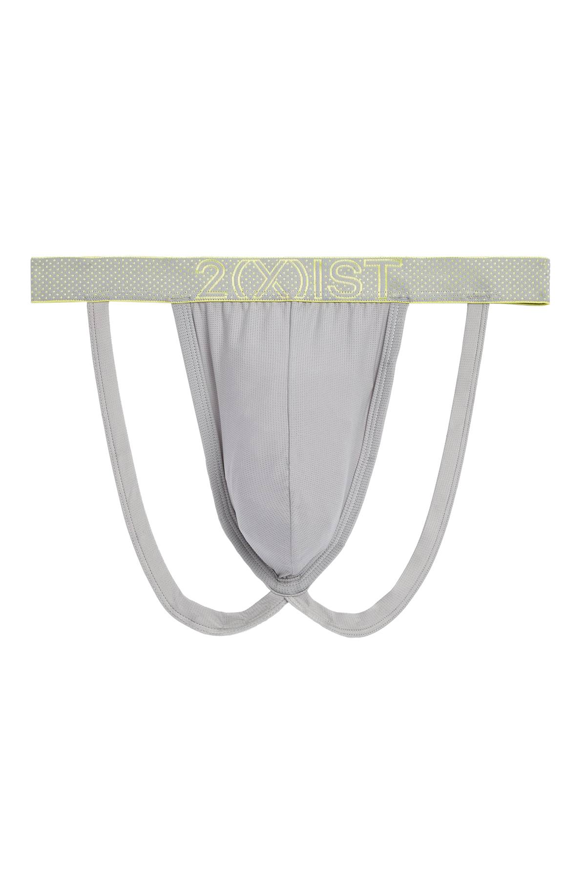 2(X)IST Smoke Grey Speed Dri Mesh Jockstrap