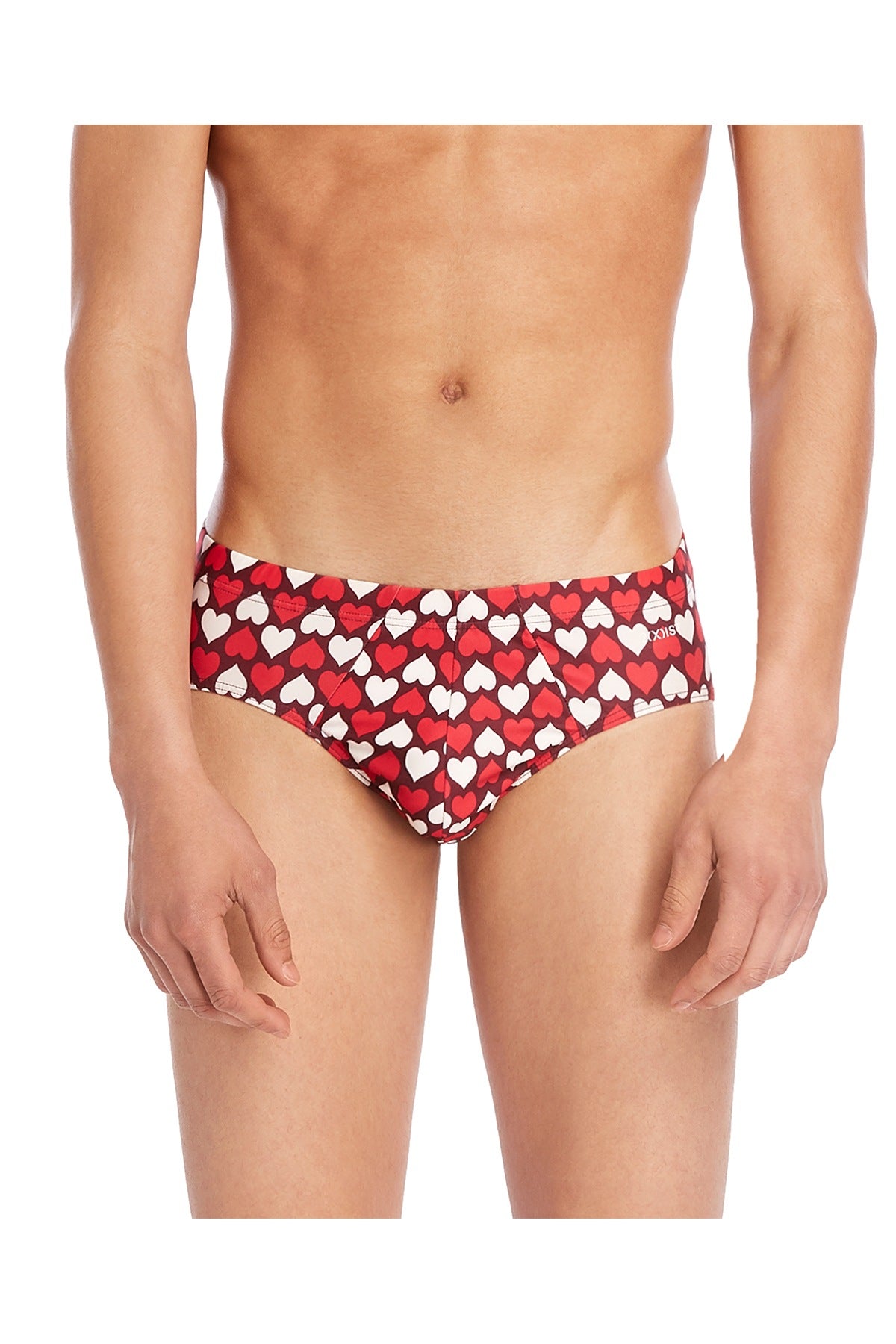 2(X)IST Tawny Port Heart Graphic Micro Bikini Brief