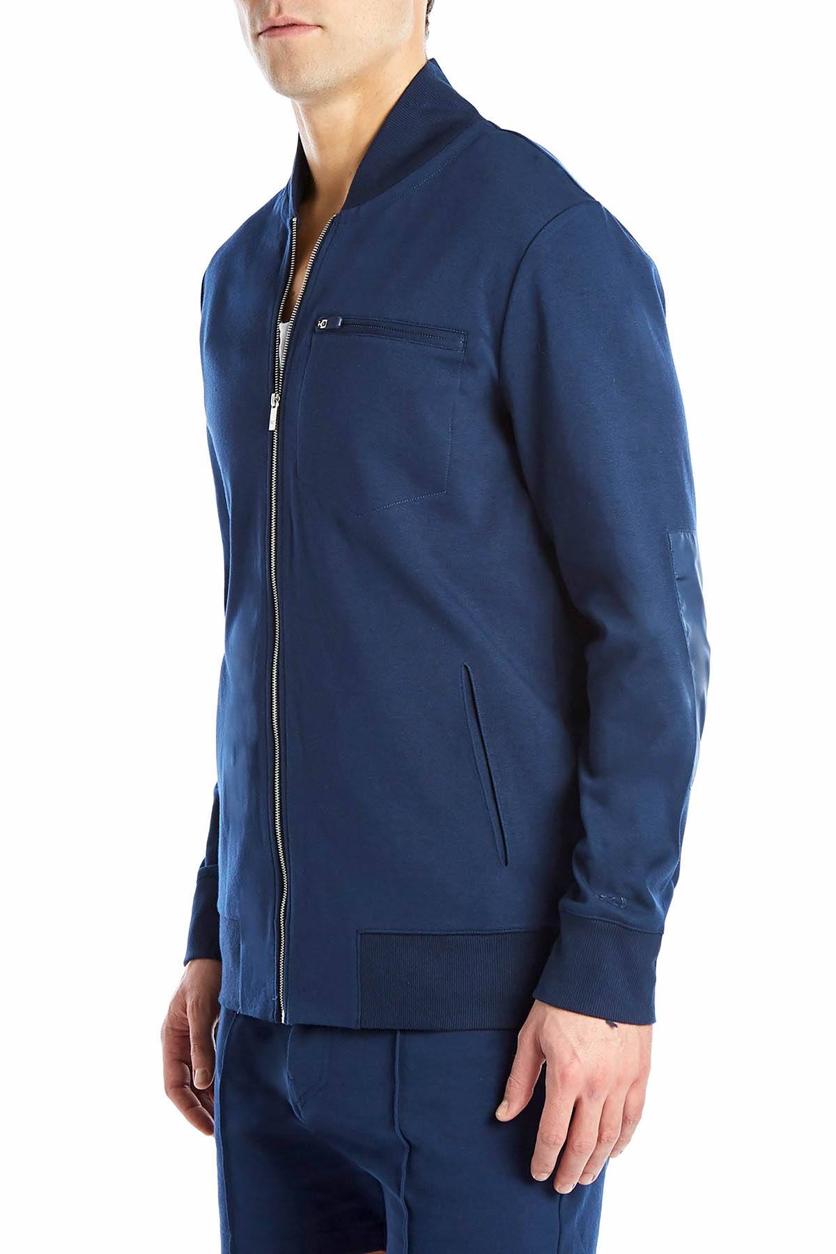 2(X)IST Varsity-Navy Modern Classic Track Jacket