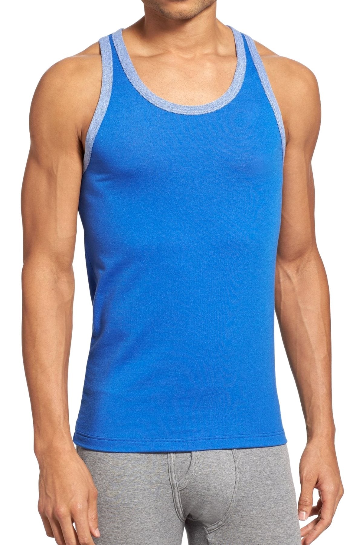 2(X)IST Very-Blue Sweats Loose-Fit Tank Top