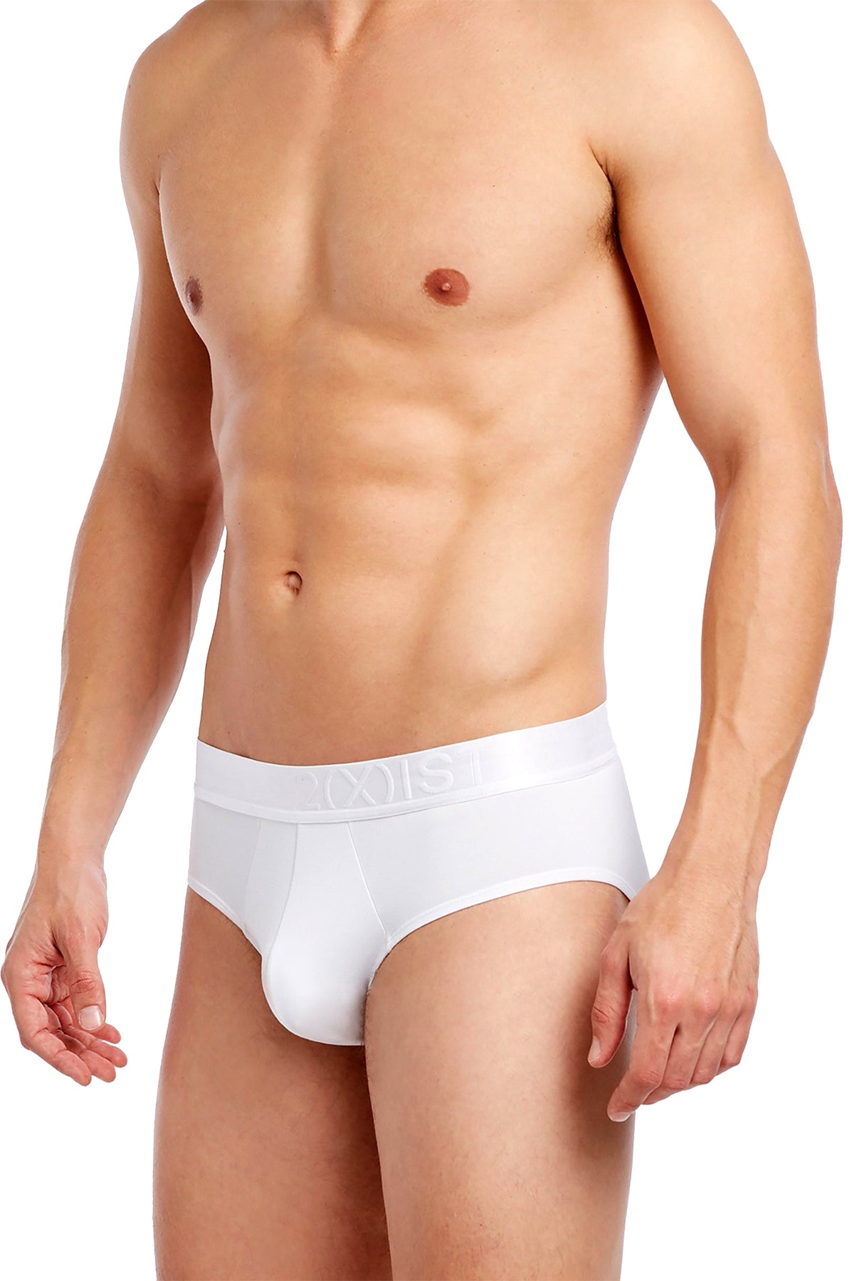 2(X)IST White Electric No-Show Brief