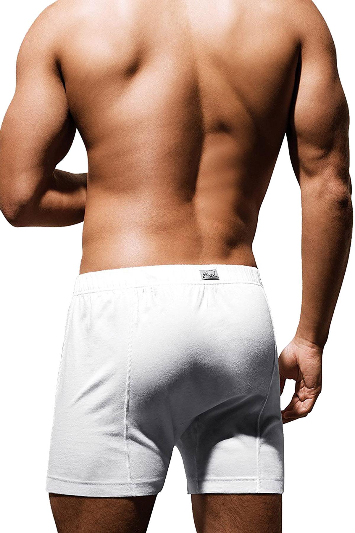 2(X)IST White Luxe Loose Knit Boxer Short