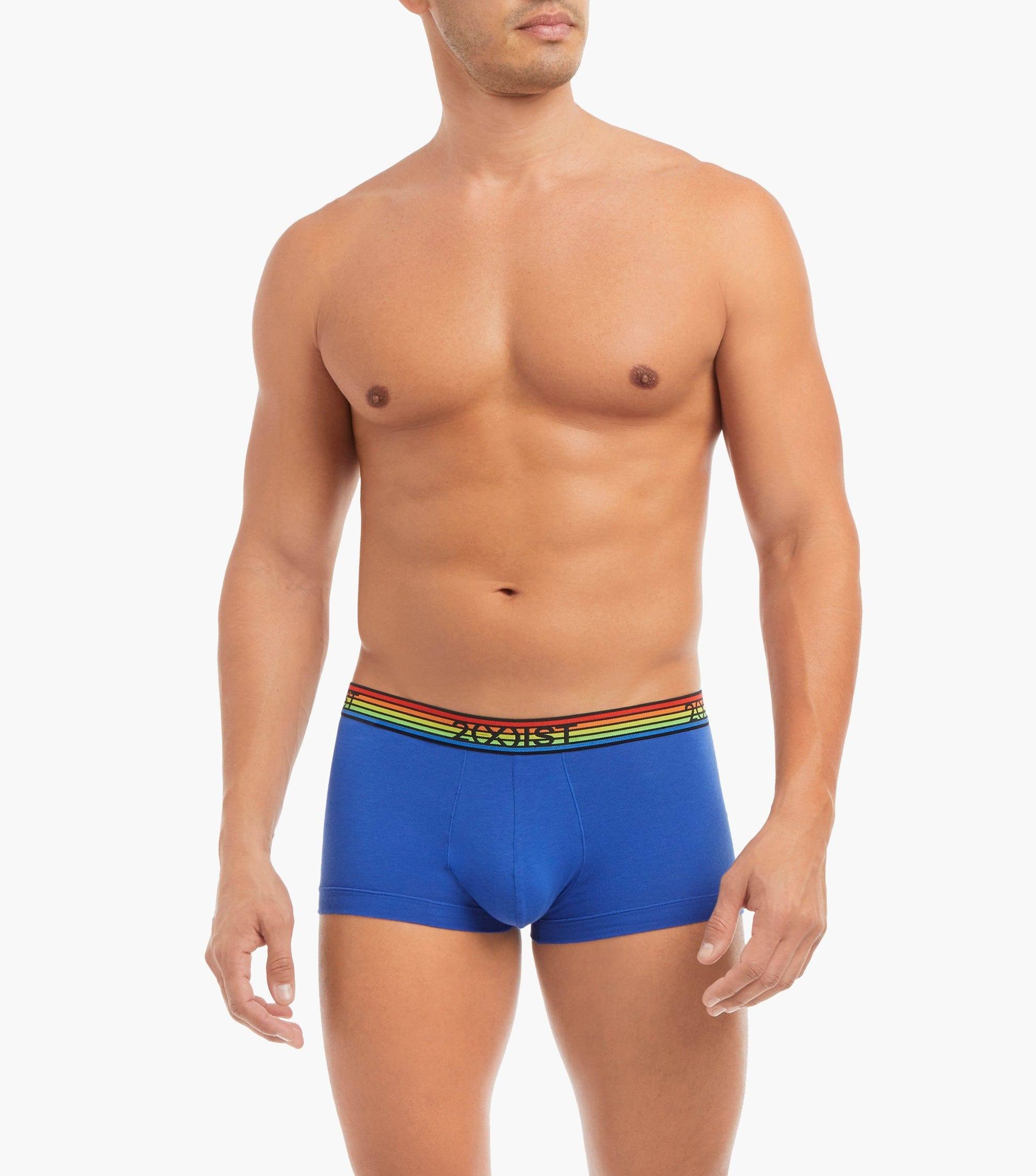 2(X)IST pride Cotton Stretch No-Show Trunk 5-Pack