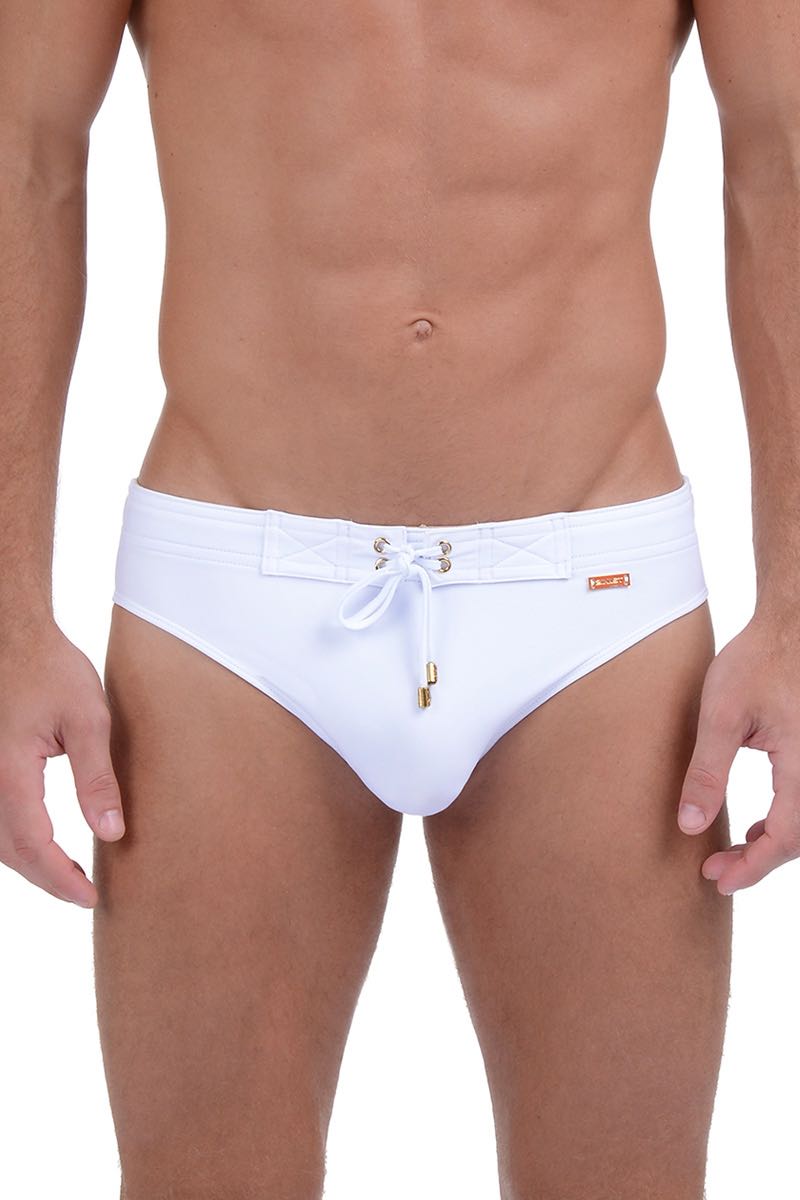 2(X)IST White Gold Collection Cabo Swim Brief