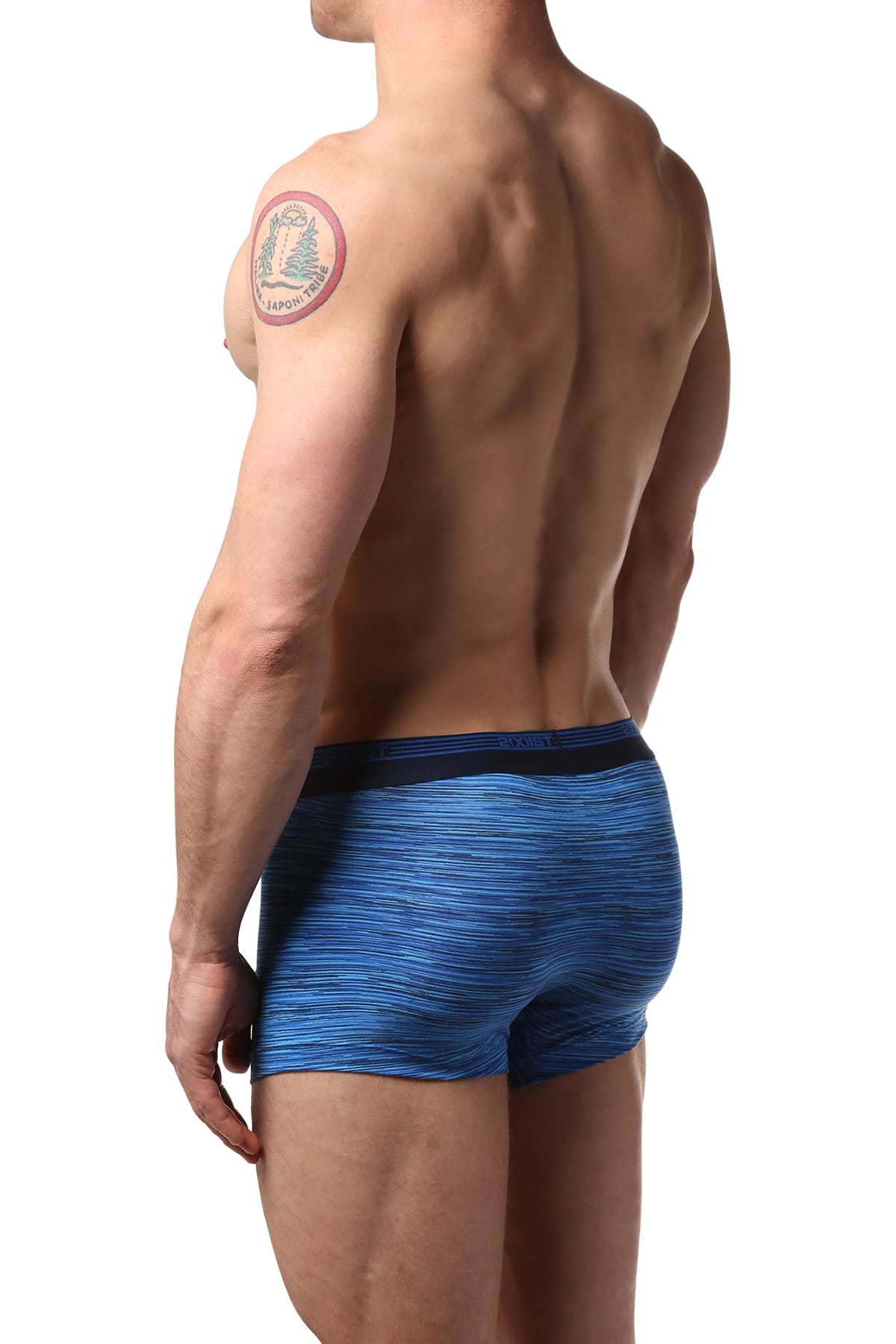 2(X)IST Blue Graphic Modal Formula One No-Show Trunk