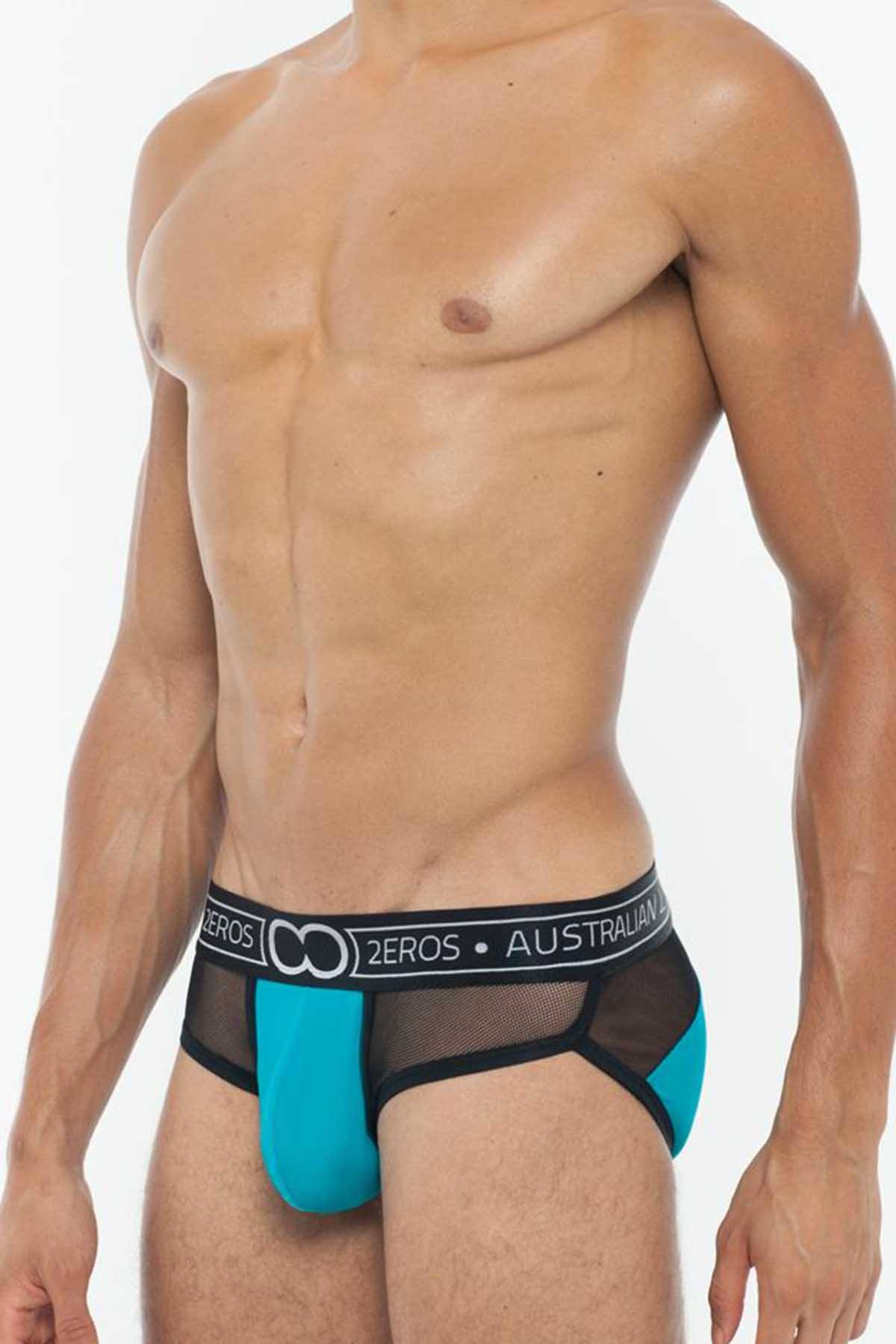 2eros Poseidon Black-Mesh Brief