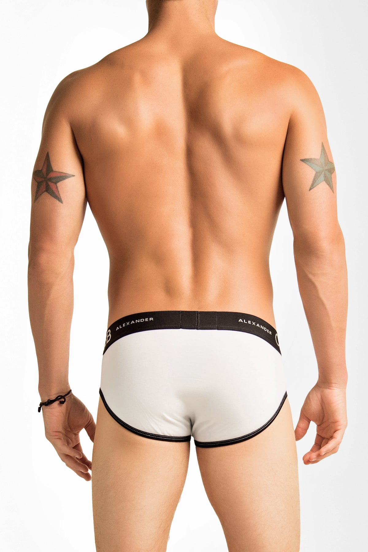 Alexander Cobb White & Black Slip Brief