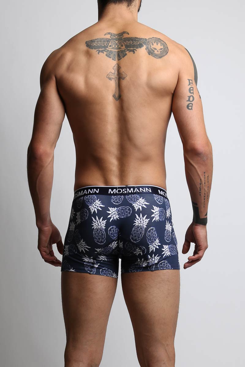 2-Pack Mosmann White & Navy Pineapple Boxer Brief