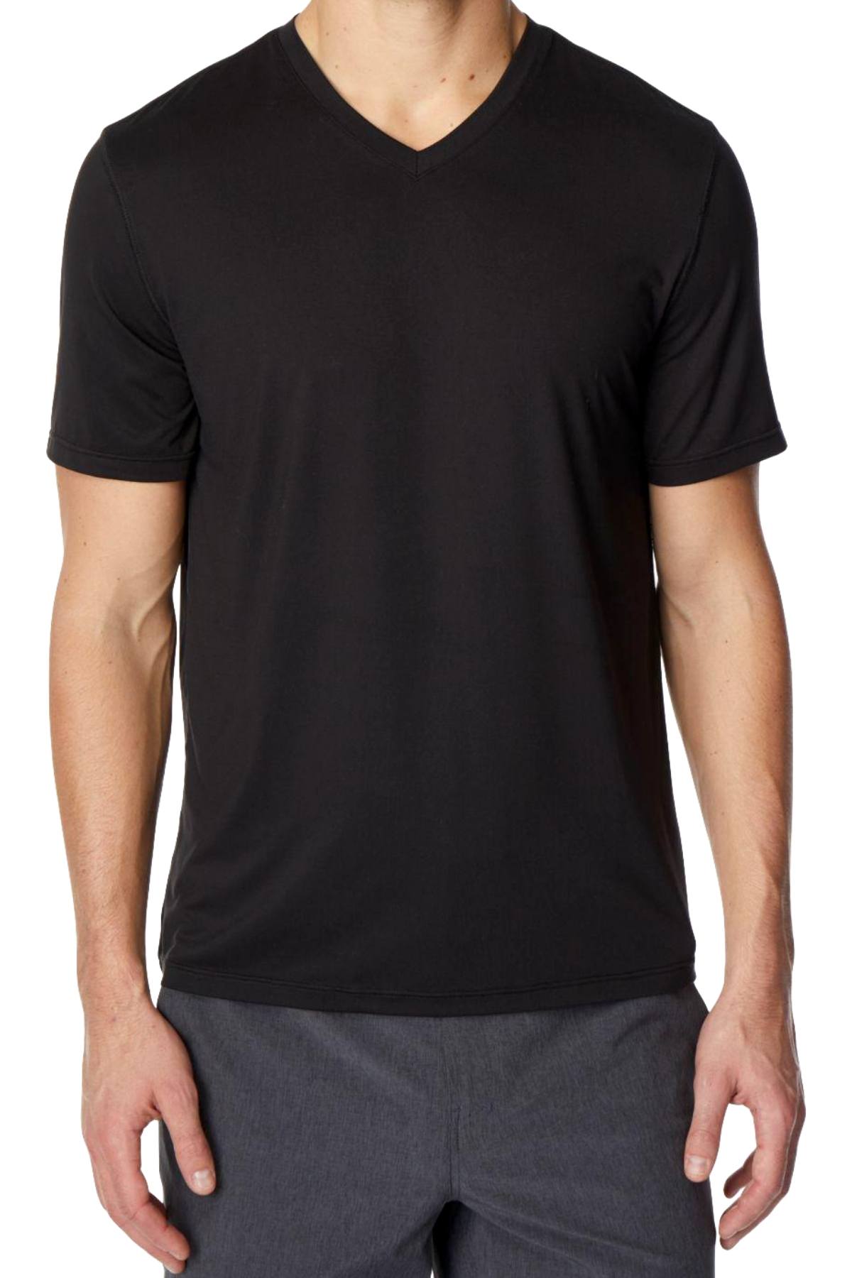 32 Degrees Black V-Neck T-Shirt