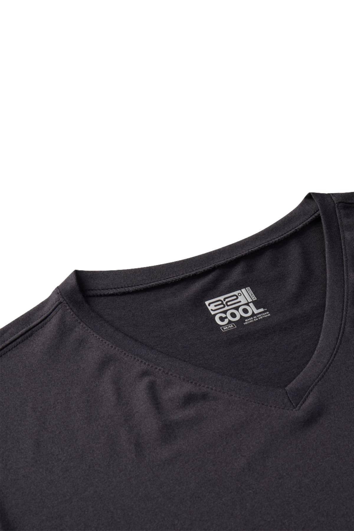 32 Degrees Heather-Jet-Black V-Neck T-Shirt