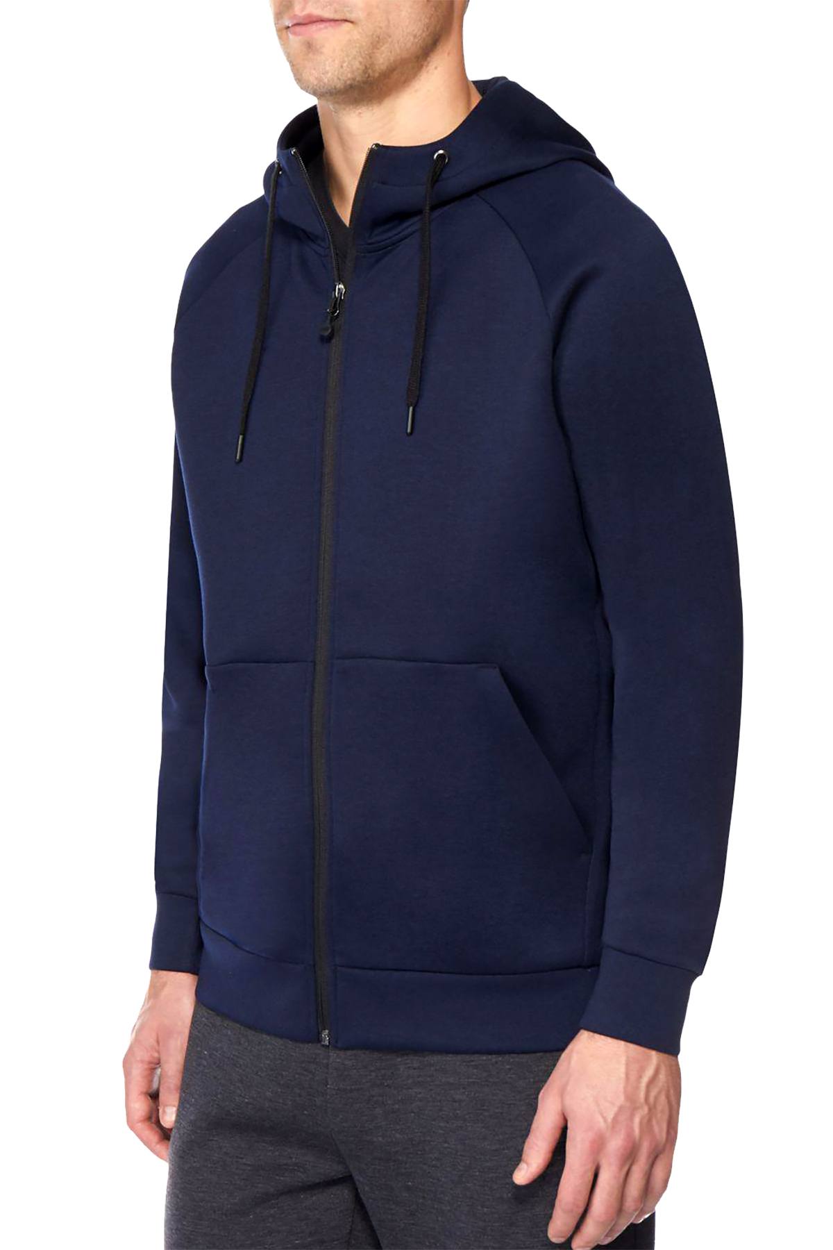 32 Degrees Navy Fleece Waterproof Tech Hoodie