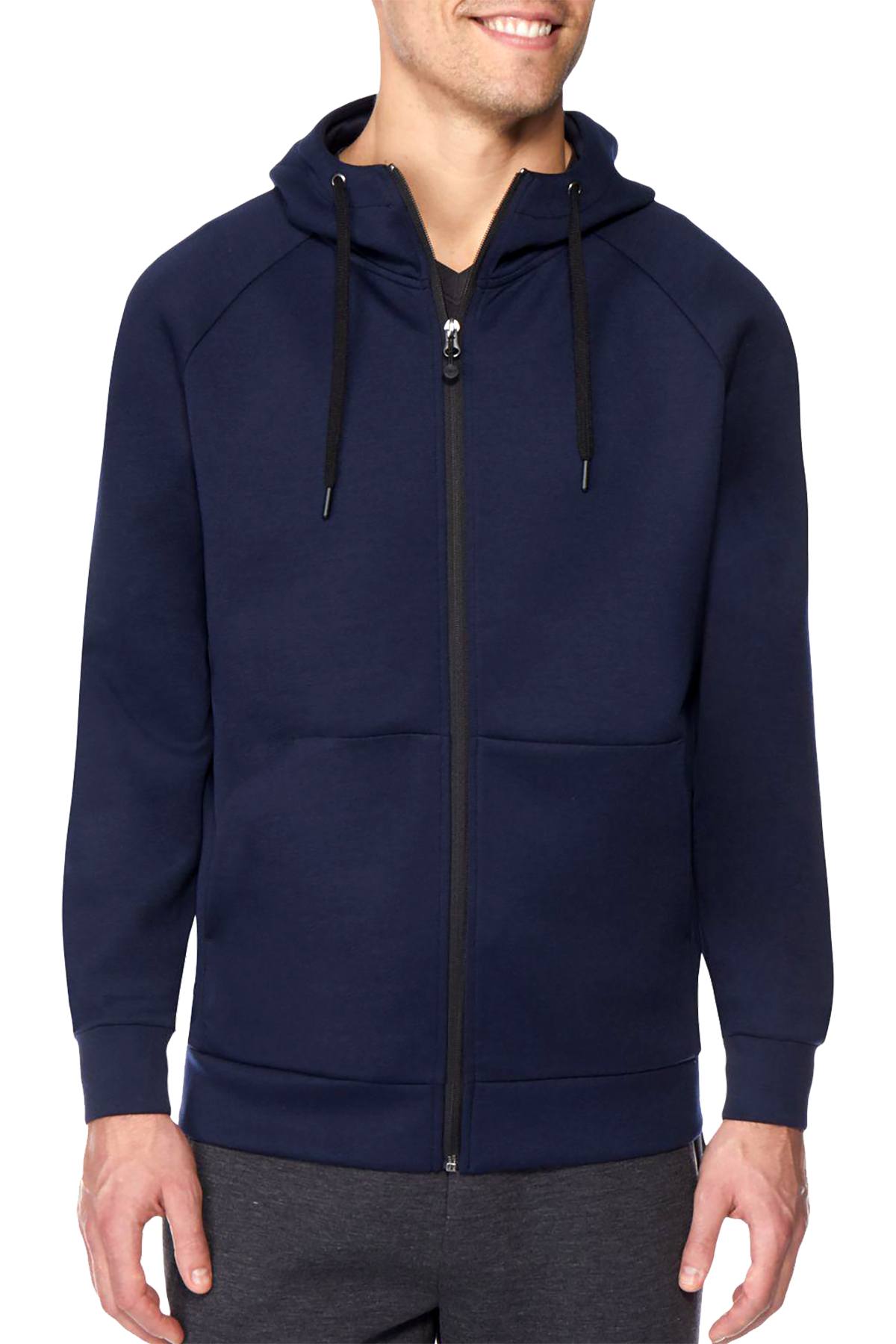 32 Degrees Navy Fleece Waterproof Tech Hoodie