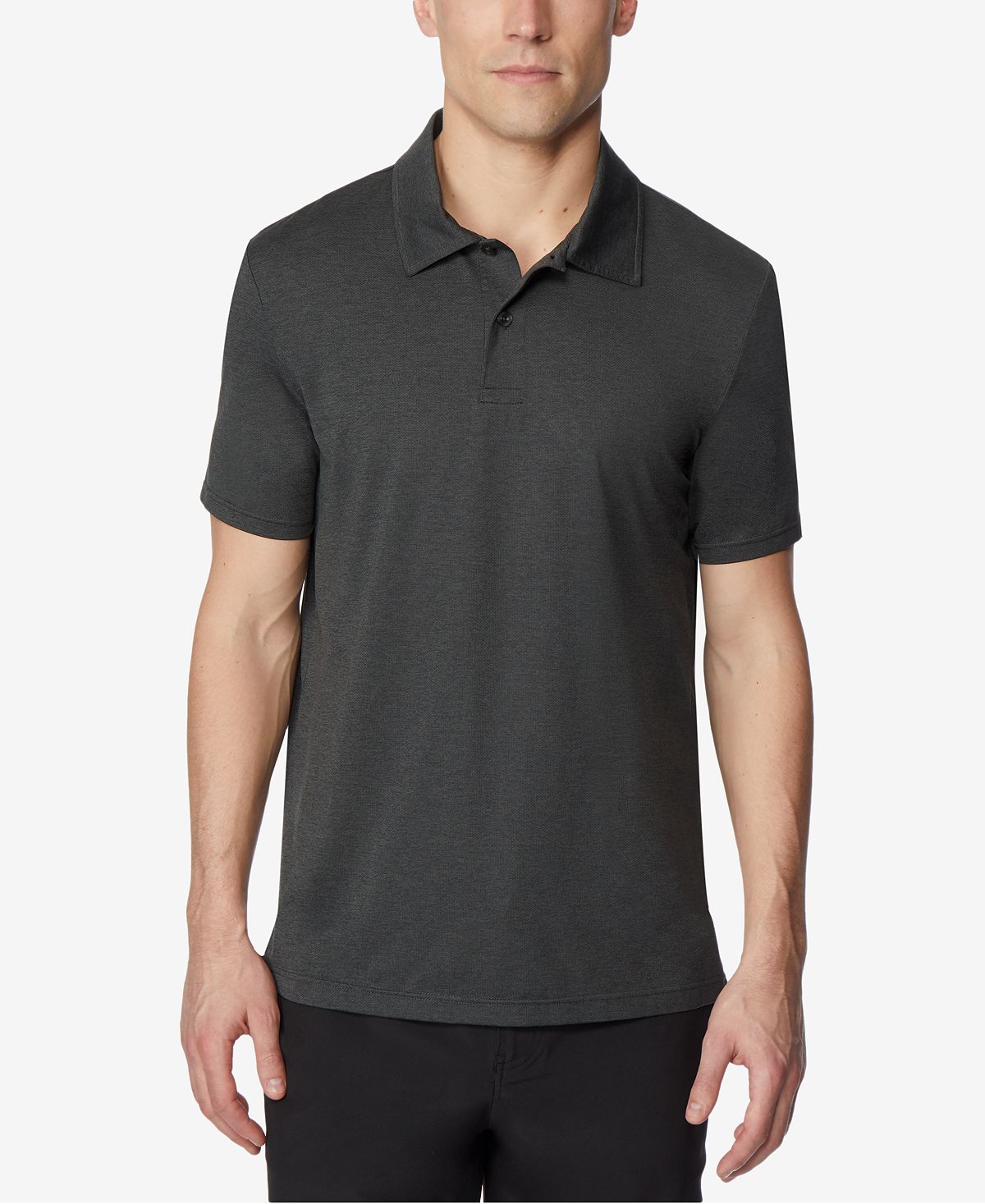 32 Degrees Techno Mesh Polo Heather Olive