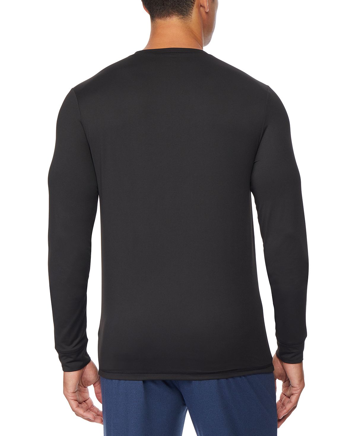 32 Degrees Ultra Lux Long-sleeve Sleep T-shirt Black