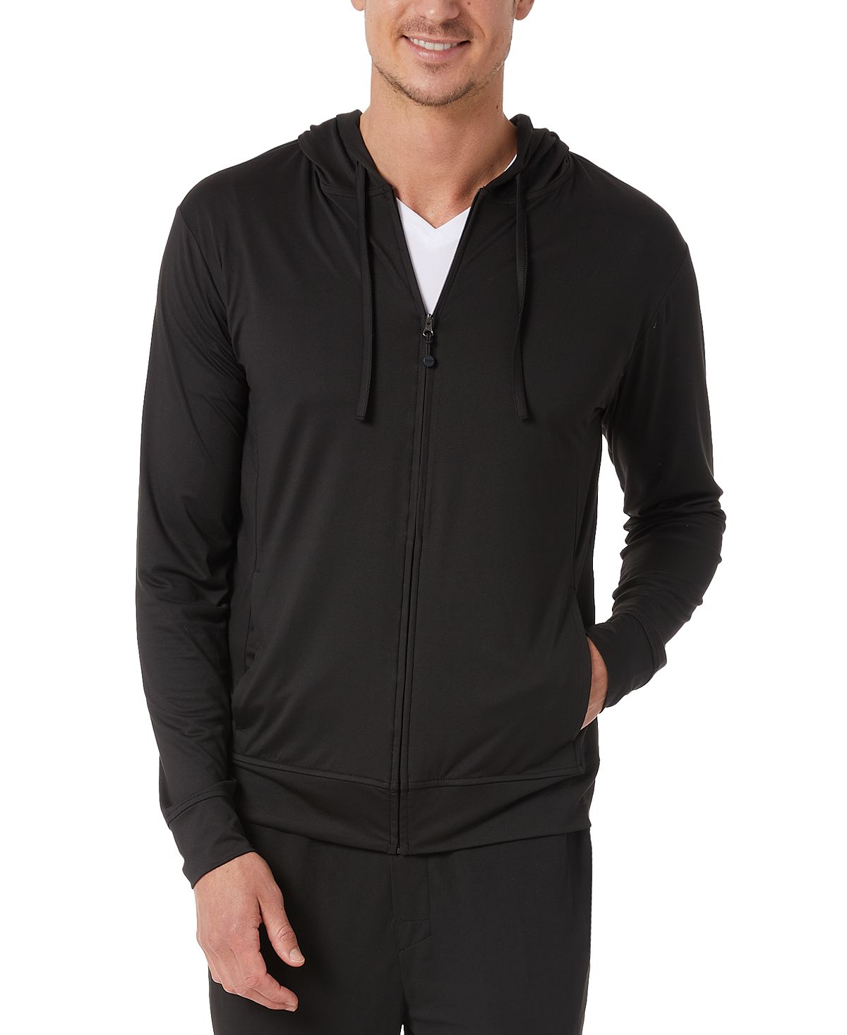 32 Degrees Ultra Lux Zip Hoodie Black