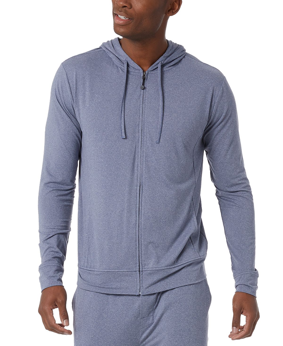 32 Degrees Ultra Lux Zip Hoodie Light Blue