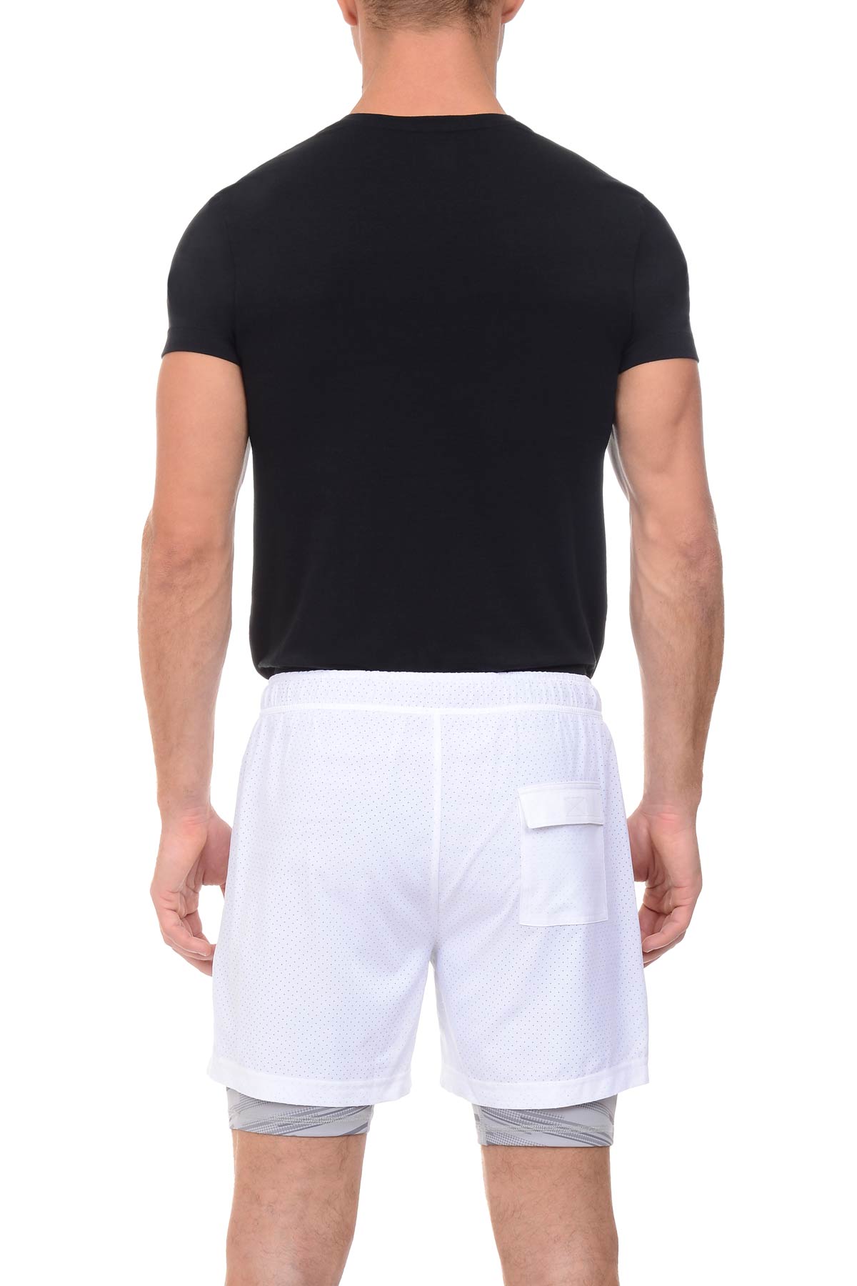 2(X)ist White Modern Sport Mesh Short